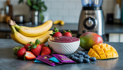 Simple Acai Bowl Recipe with Fresh Fruits & Ingredients