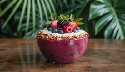 Delicious Low Sugar Acai Bowl Recipe with Granola