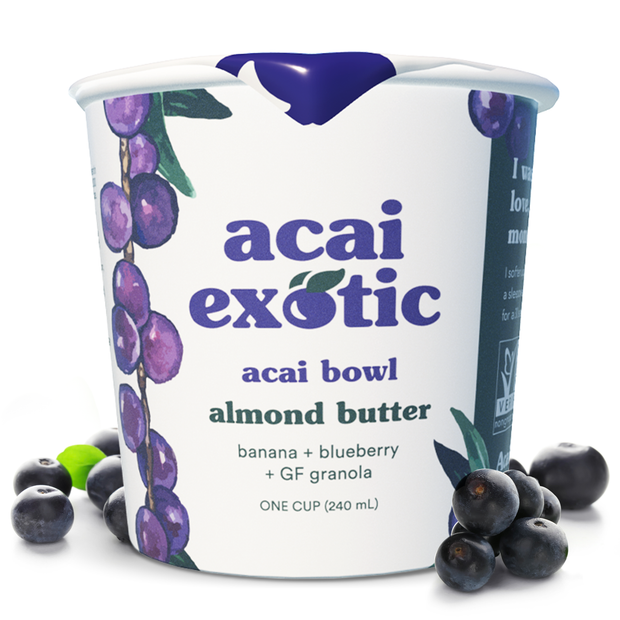 acai bowl - almond butter