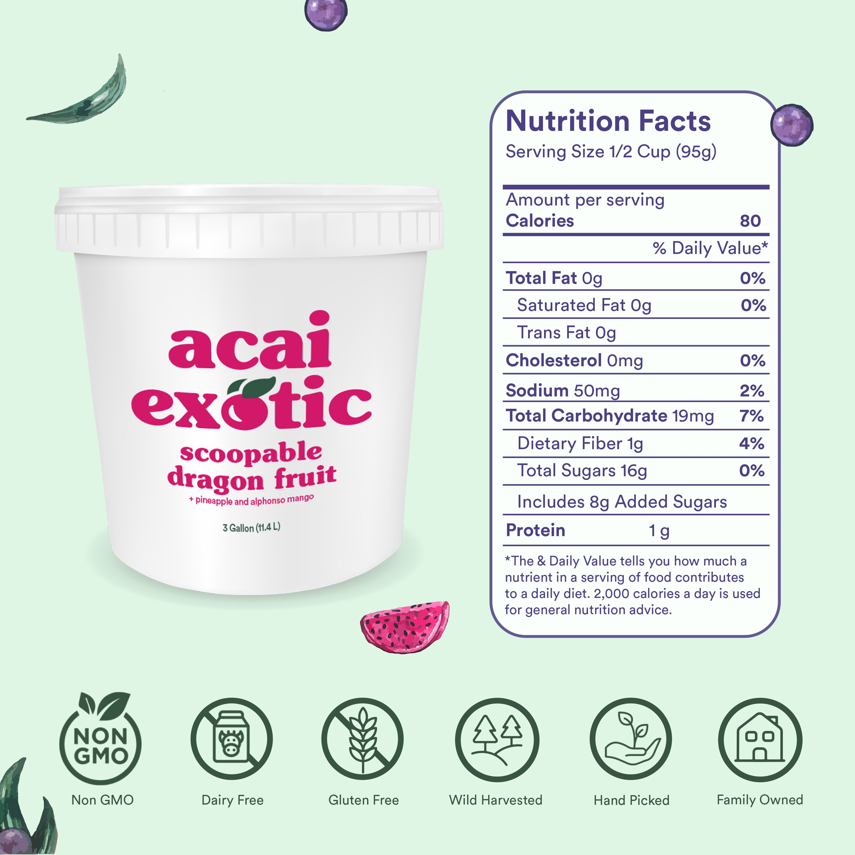 Frozen Dragon Fruit for Sale Online – acaiexotic
