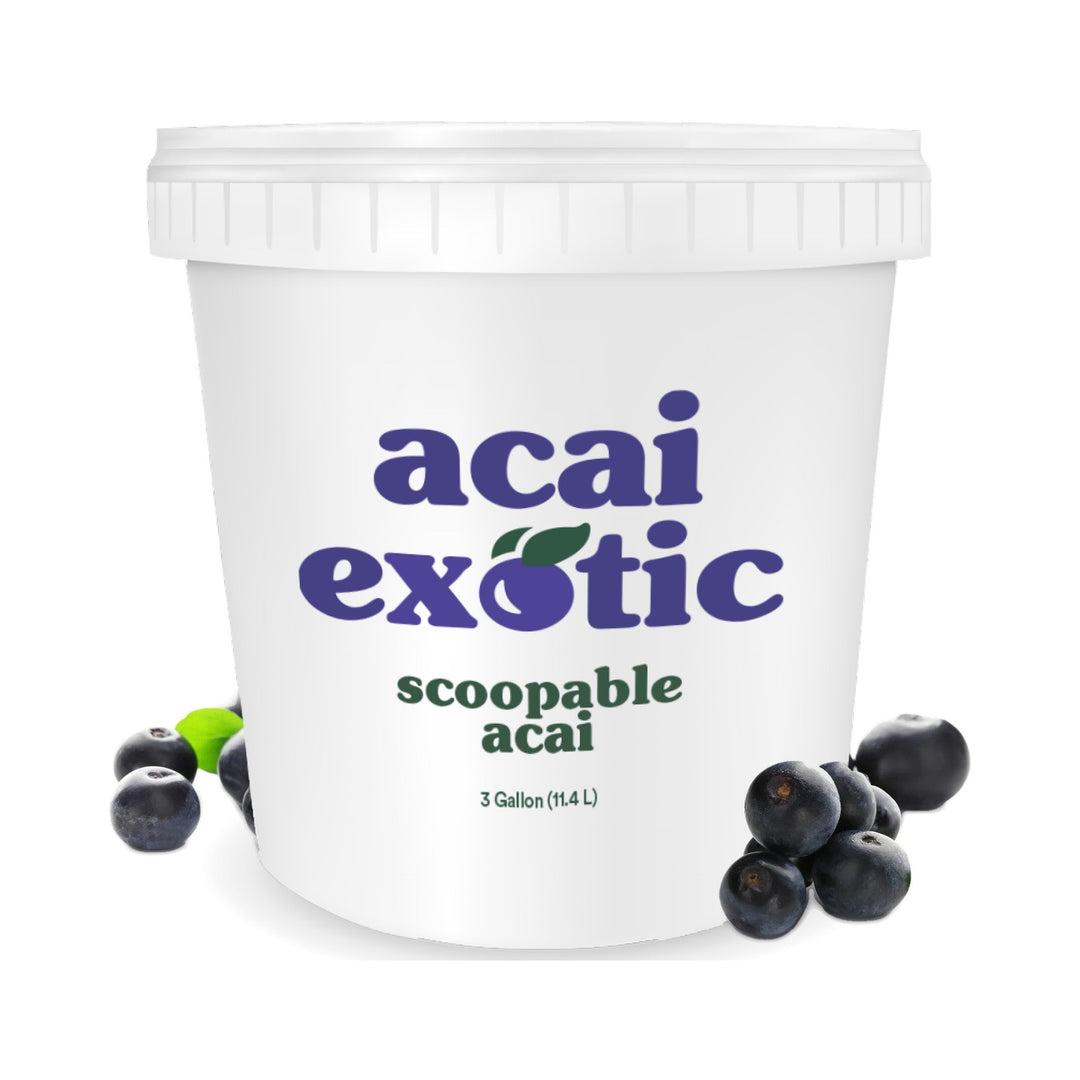 acai scoopable 3 gallon tub