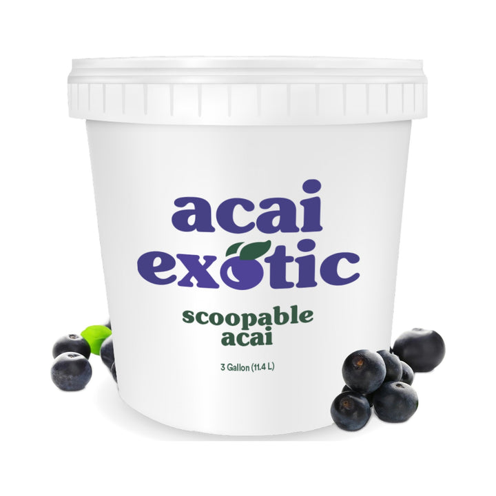 acai scoopable 3 gallon tub