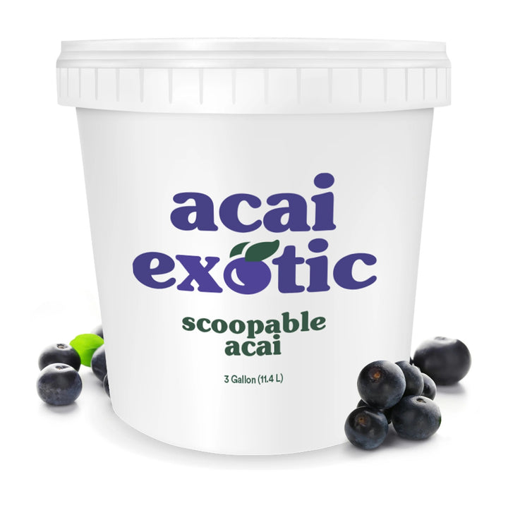 Acai Exotic scoopable acai 3-gallon pail