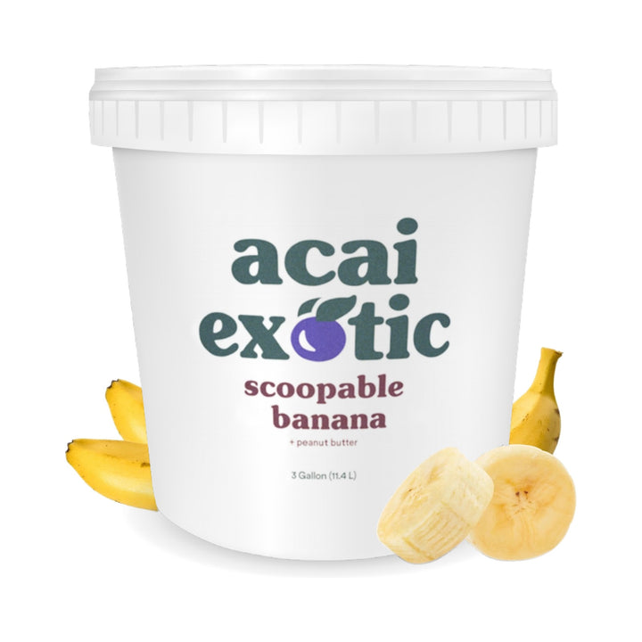 banana nut scoopable 3 gallon tub