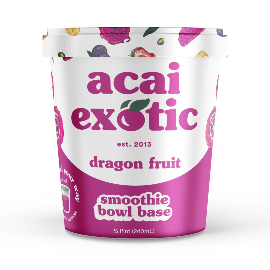 Acai Exotic dragon fruit smoothie bowl base pint